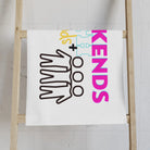 Weekends+ With Friends White | Mix & Match Classic Fun-Flirty Lovers’ Towels
