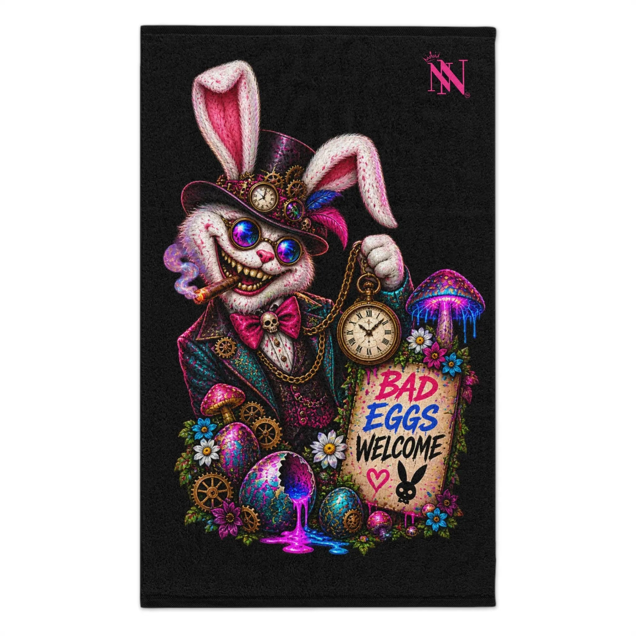 Bad Eggs Welcome Wicked Bunny Sex Towel