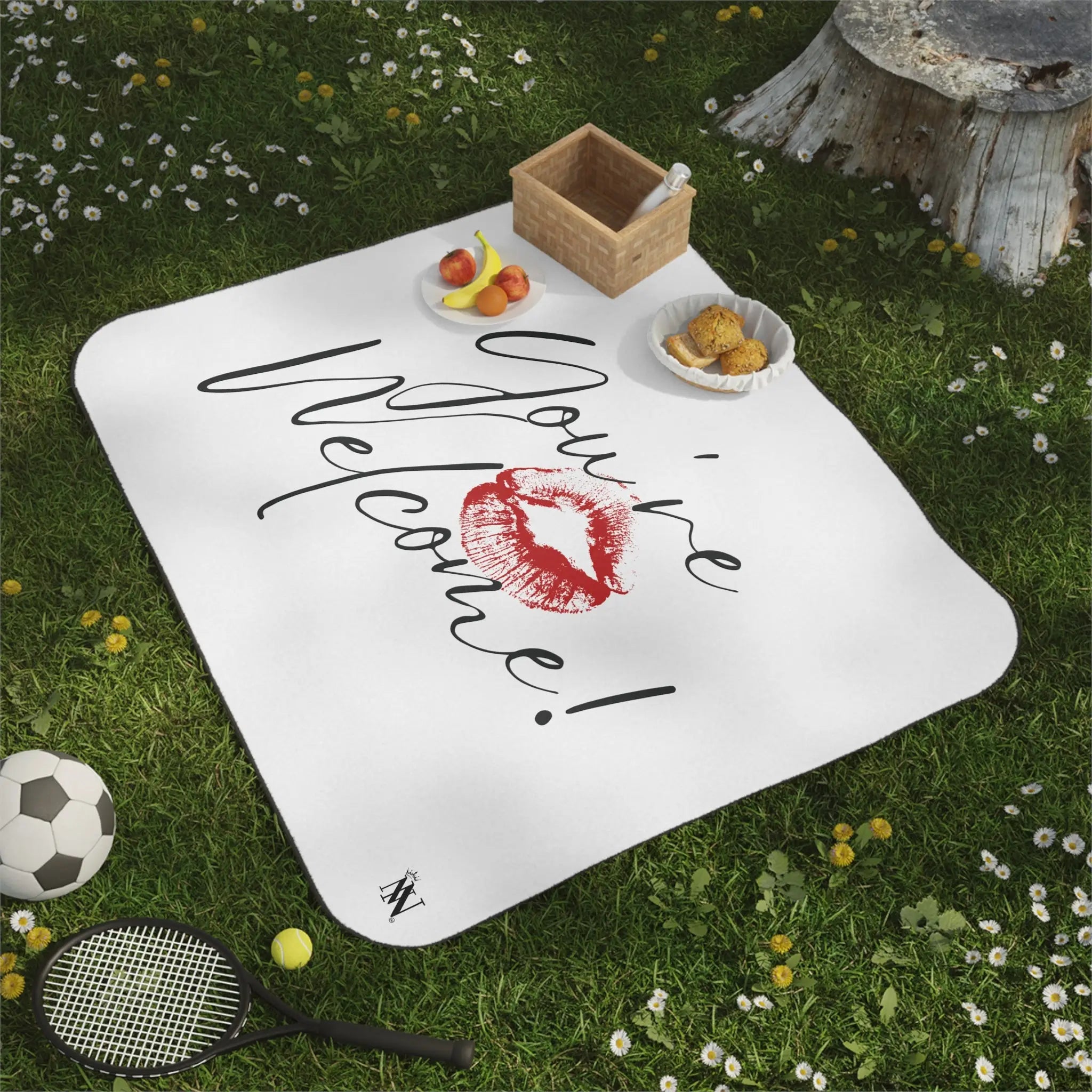 You’re Welcome! with a Kiss Sex Blanket