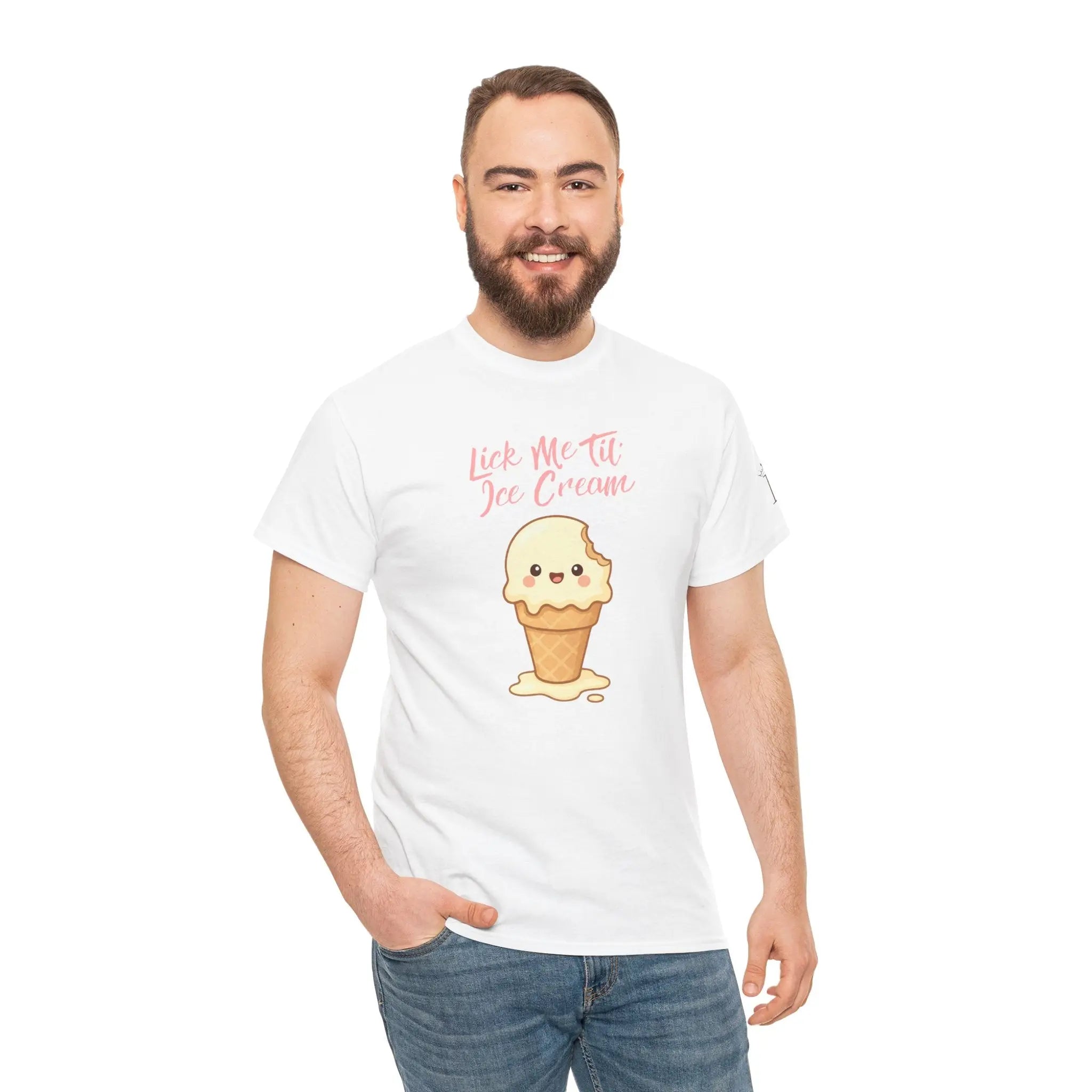 Lick Me Til’ Ice Cream | Nectar Napkins Fun-Flirty Lovers’ T-Shirts