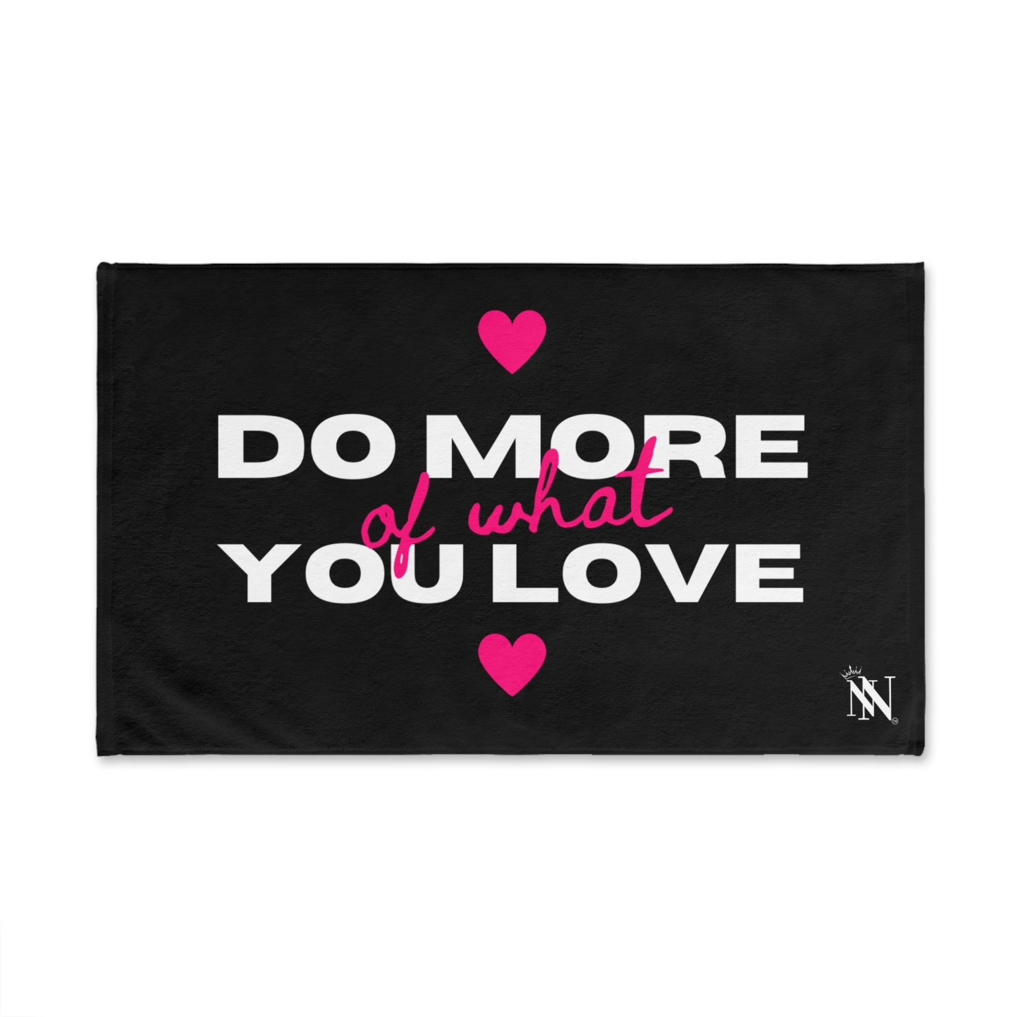 Do More of What You Love Hearts Cum Towel