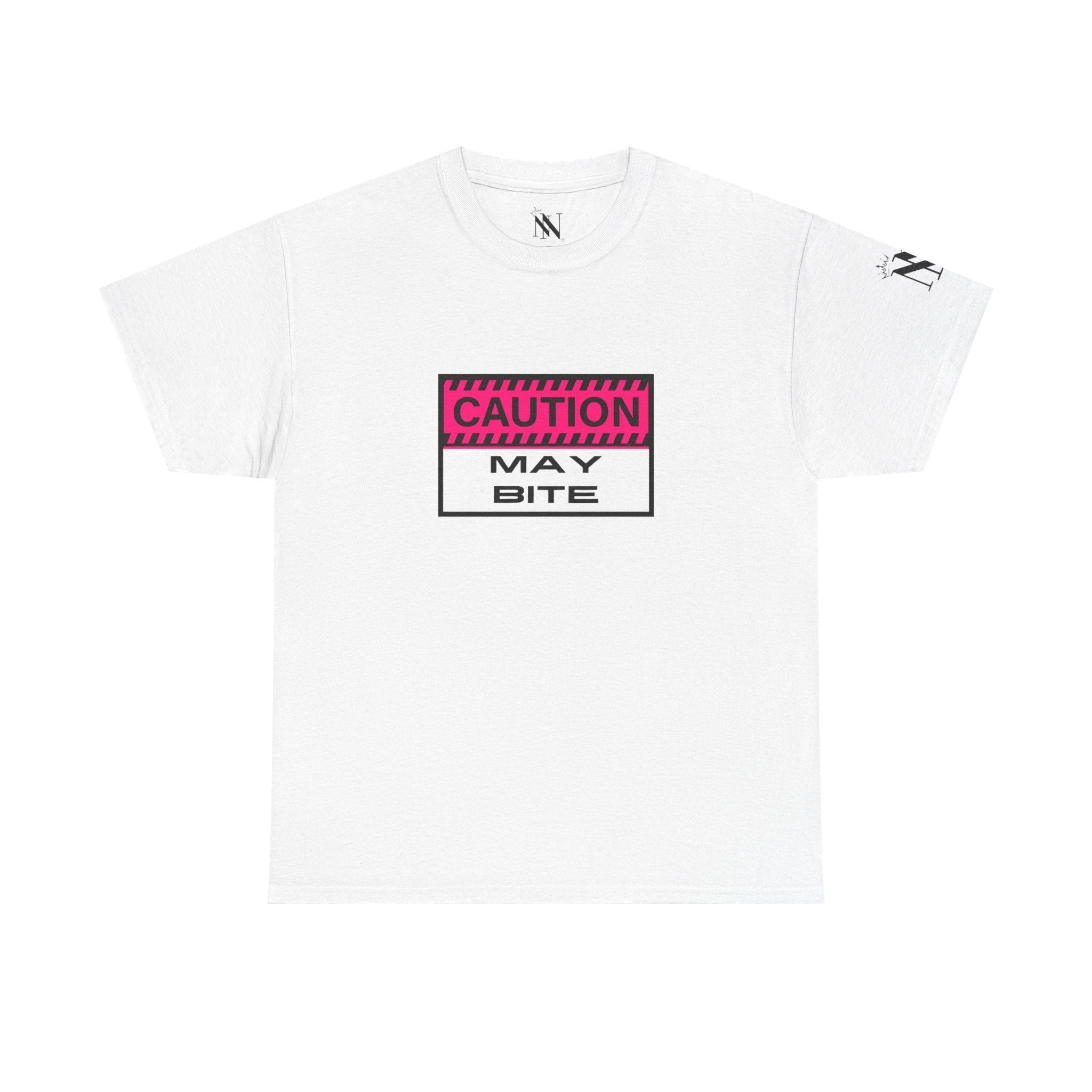 Caution: May Bite | Mix & Match Cotton Unisex Fun-Flirty Lovers’ T-Shirts