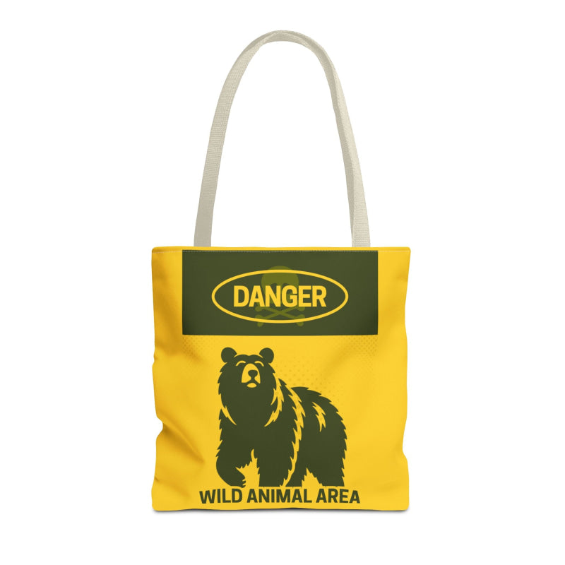 Danger Wild Animal Area | Mix & Match Fun-Flirty Lovers’ Totes