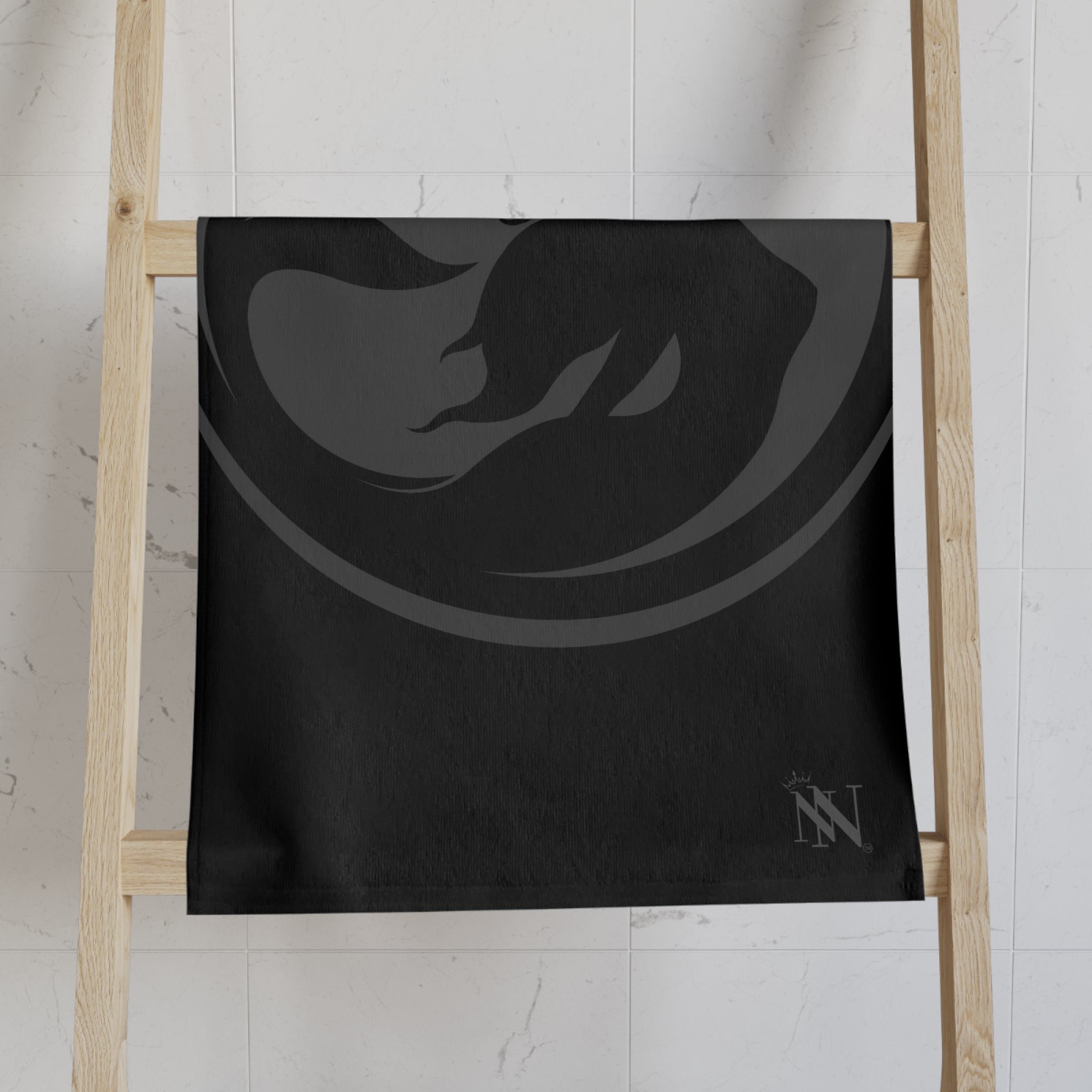 Mermaid Eclipse Black Cum Towel