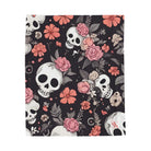 Skull Garden | Mix & Match Velveteen Fun-Flirty Lovers’ Blankets