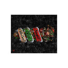 Naughty Nice Who Cares? Christmas | Nectar Napkins Fun-Flirty Lovers’ Crushed Velvet Blankets