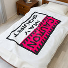 Caution: May Squirt | Mix & Match Velveteen Fun-Flirty Lovers’ Blankets