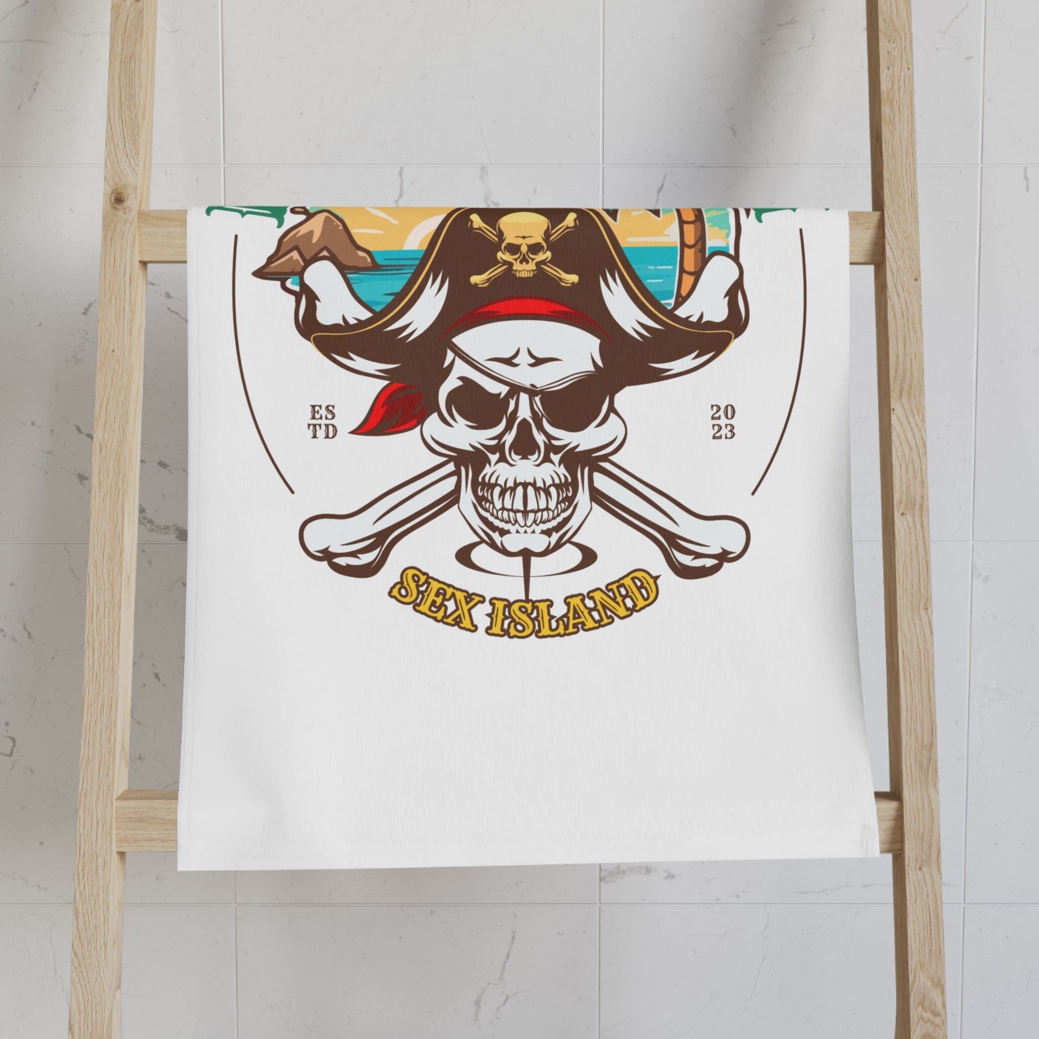 Sex Island Pirate Beach Cum Towel