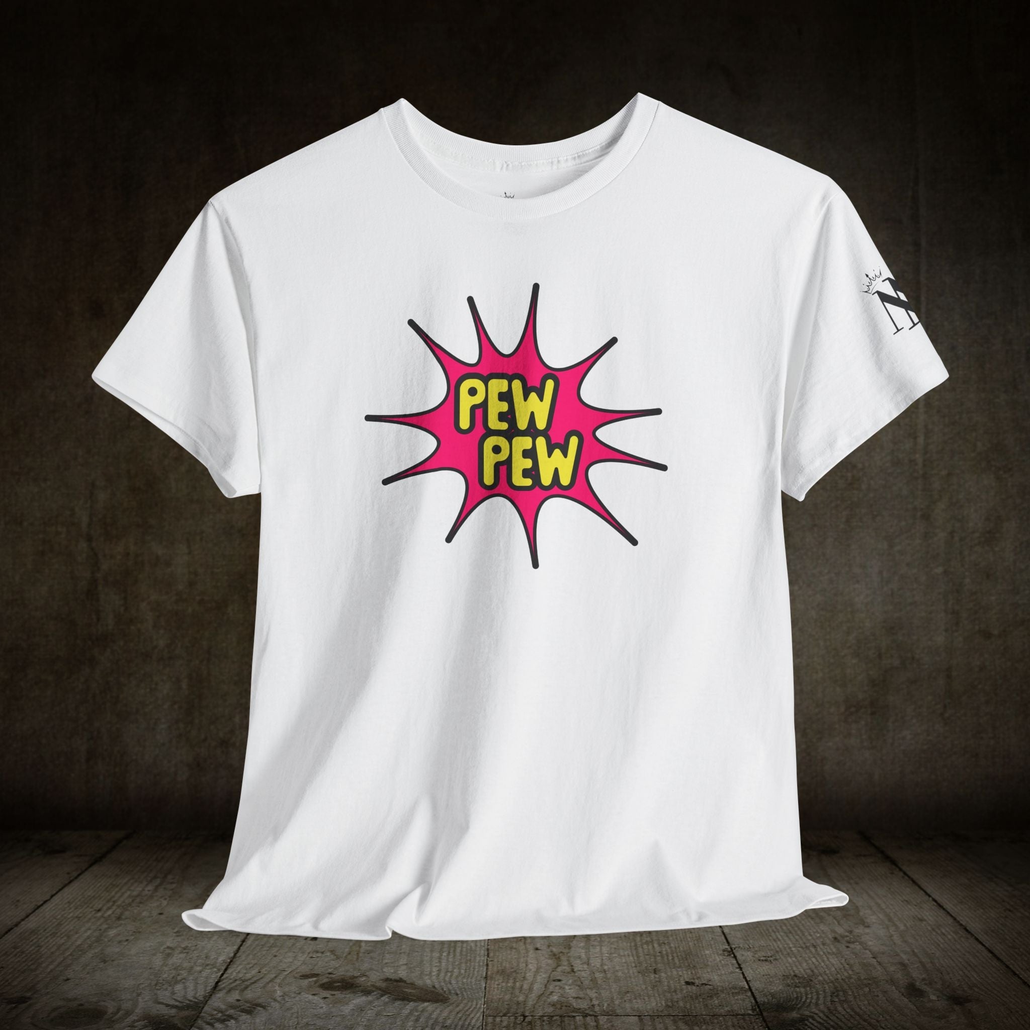 Pew Pew | Mix & Match 100% Cotton Unisex Fun-Flirty Lovers’ Tees
