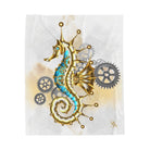 Steampunk Seahorse | Mix & Match Velveteen Fun-Flirty Lovers’ Blankets