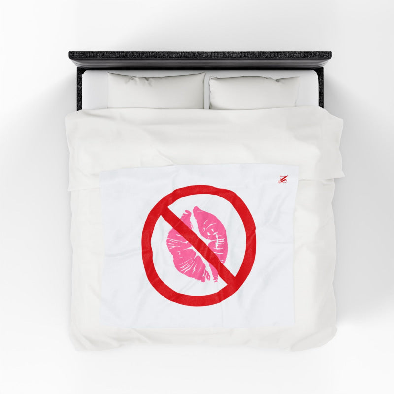 No Kissing Allowed | Mix & Match Fun-Flirty Lovers’ Blankets