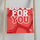 My Love for You Heart Pattern | Mix & Match Classic Fun-Flirty Lovers’ Towels