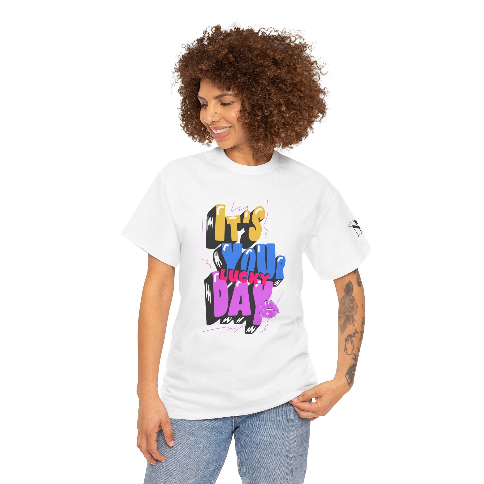 It’s Your Lucky Day | Mix & Match Cotton Unisex Fun-Flirty Lovers’ T-Shirts