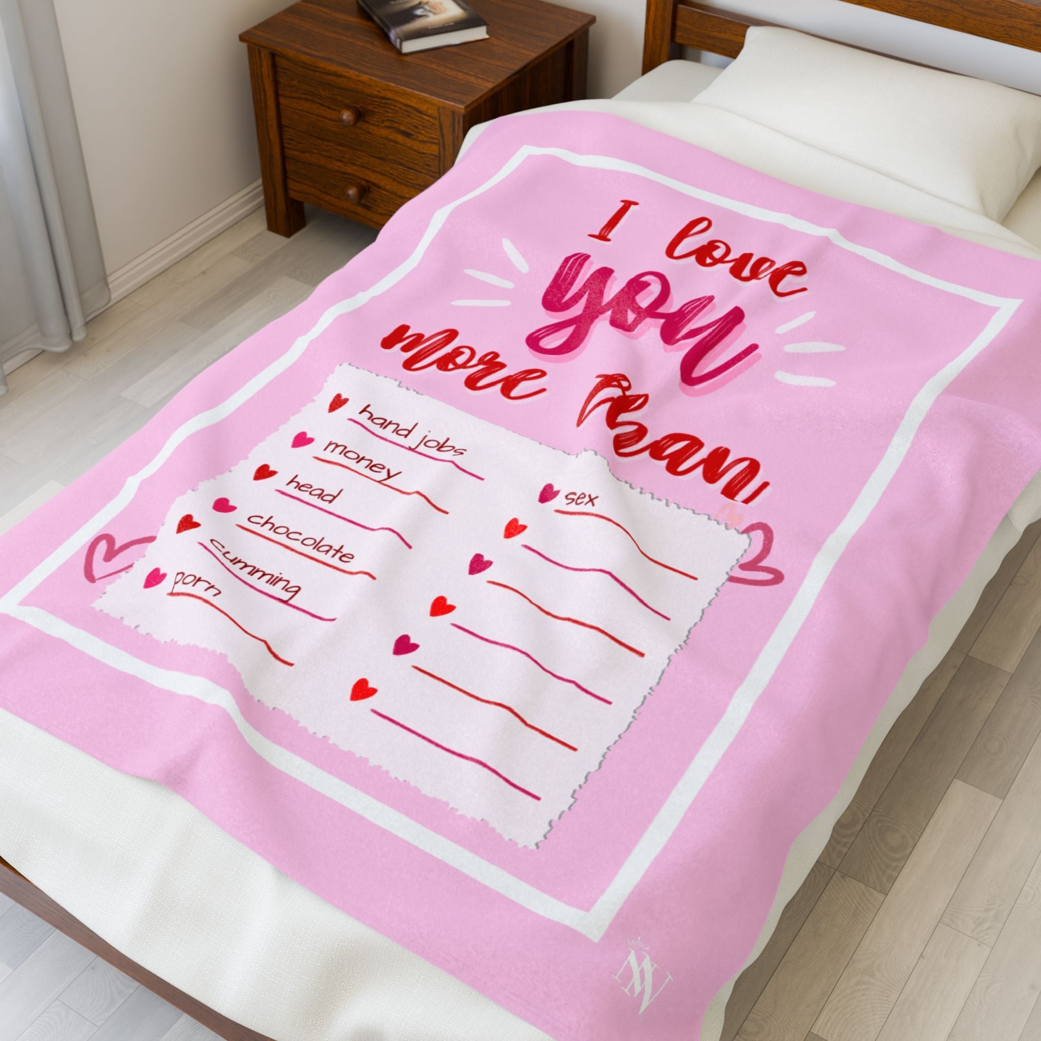I Love You More Than | Mix & Match Fun-Flirty Lovers’ Blankets