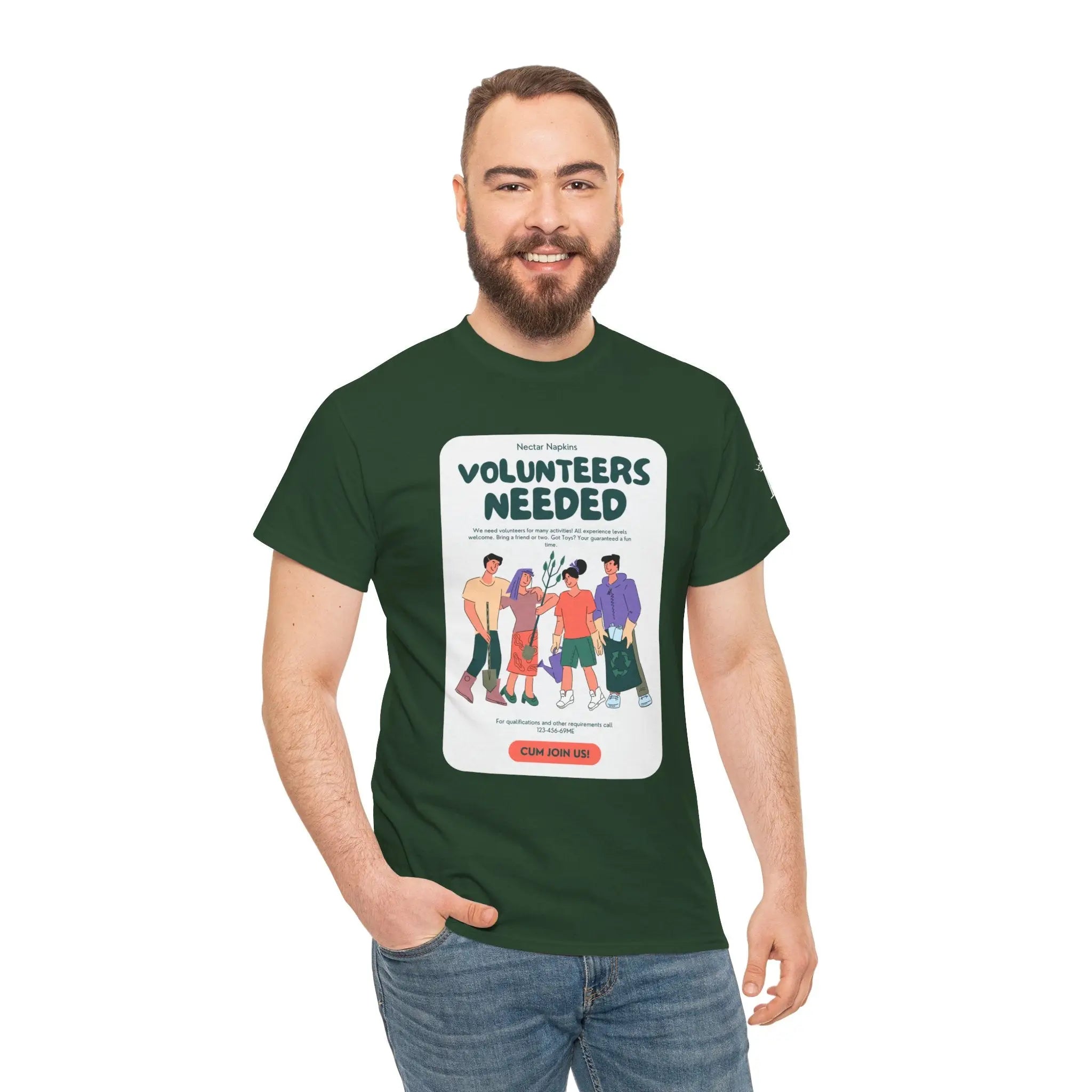 Volunteers Needed | Mix & Match 100% Cotton Unisex Fun-Flirty Lovers’ Tees