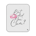 But did you Cum? with a Kiss | Mix Match Fun-Flirty Lovers’ Water-Resistant Blankets