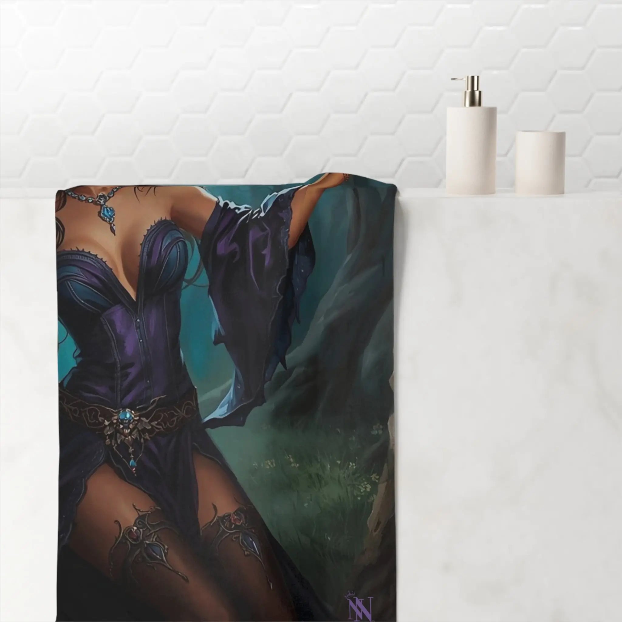 Fire Witch Fantasy Women Extra Large Sex Towel