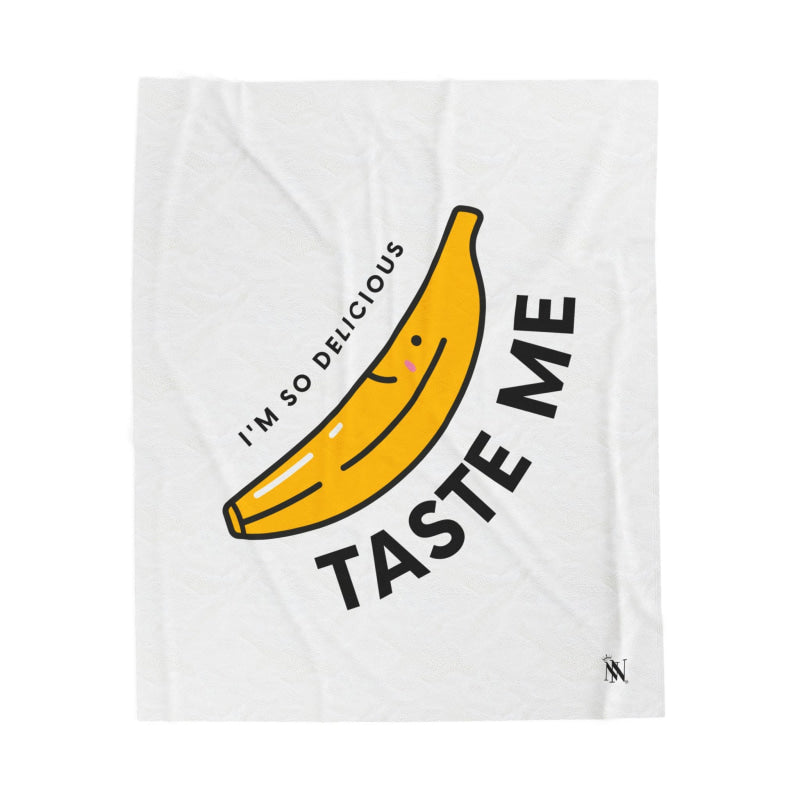 I’m So Delicious Banana | Mix & Match Soft Fun-Flirty Lovers’ Blankets
