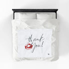 Thank You! with a Kiss | Mix & Match Soft Fun-Flirty Lovers’ Blankets