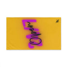 Open 24/7 Yellow | Mix & Match Classic Fun-Flirty Lovers’ Towels
