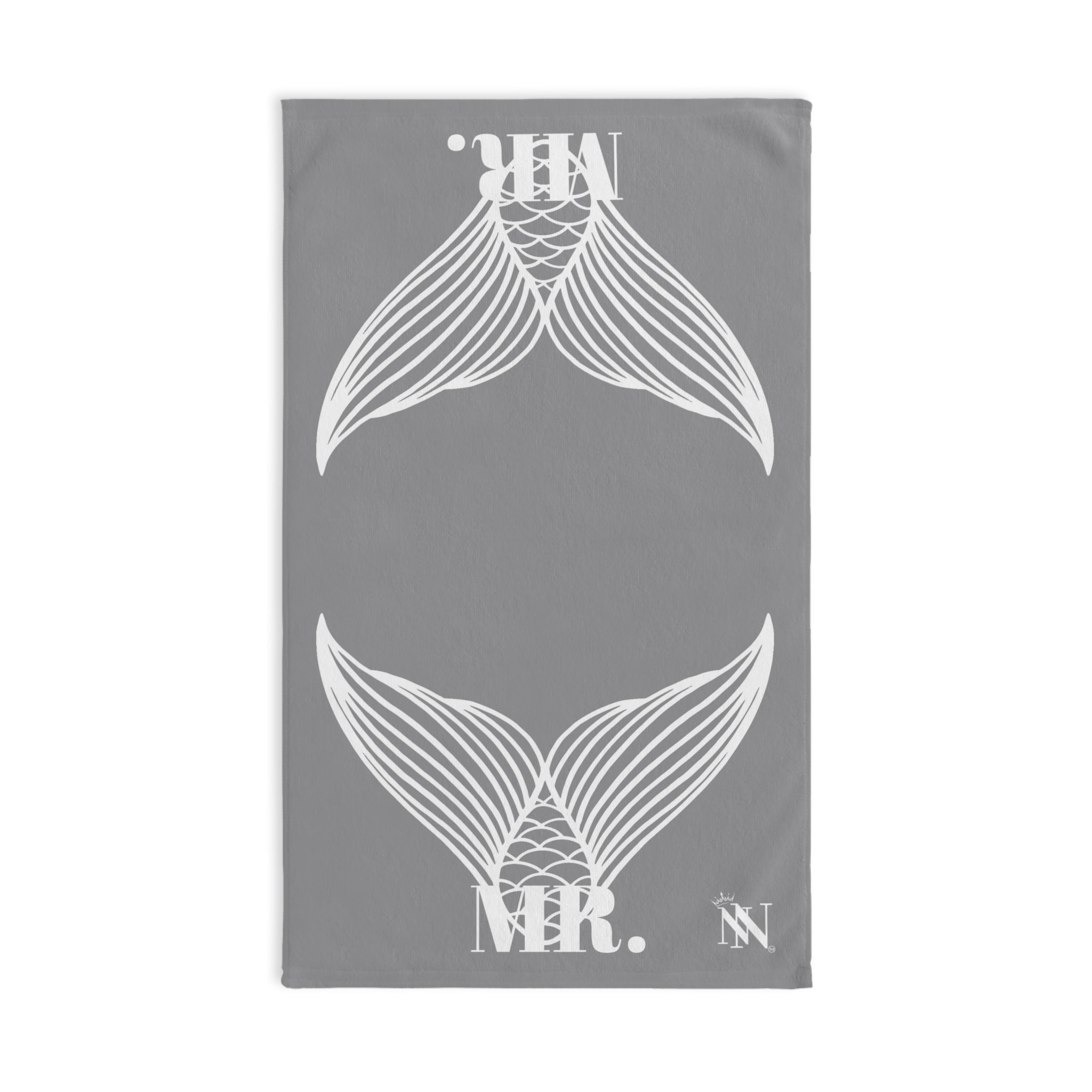 Mr. Mr. Mermaid Shareable Sides Grey Cum Towel