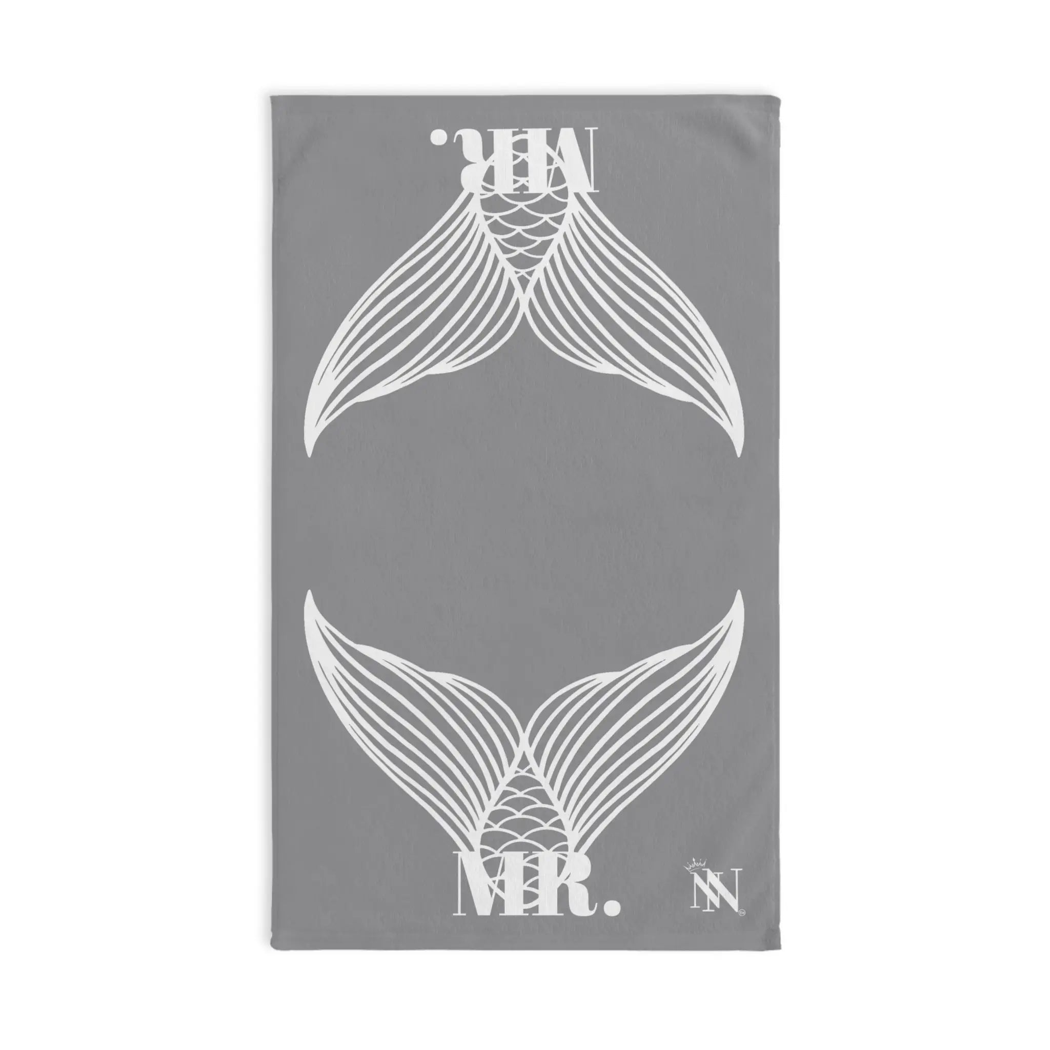Mr. Mr. Mermaid Shareable Sides Grey Cum Towel