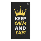 Keep Calm & Cum Queen King | Mix & Match XL Fun-Flirty Lovers’ Towels
