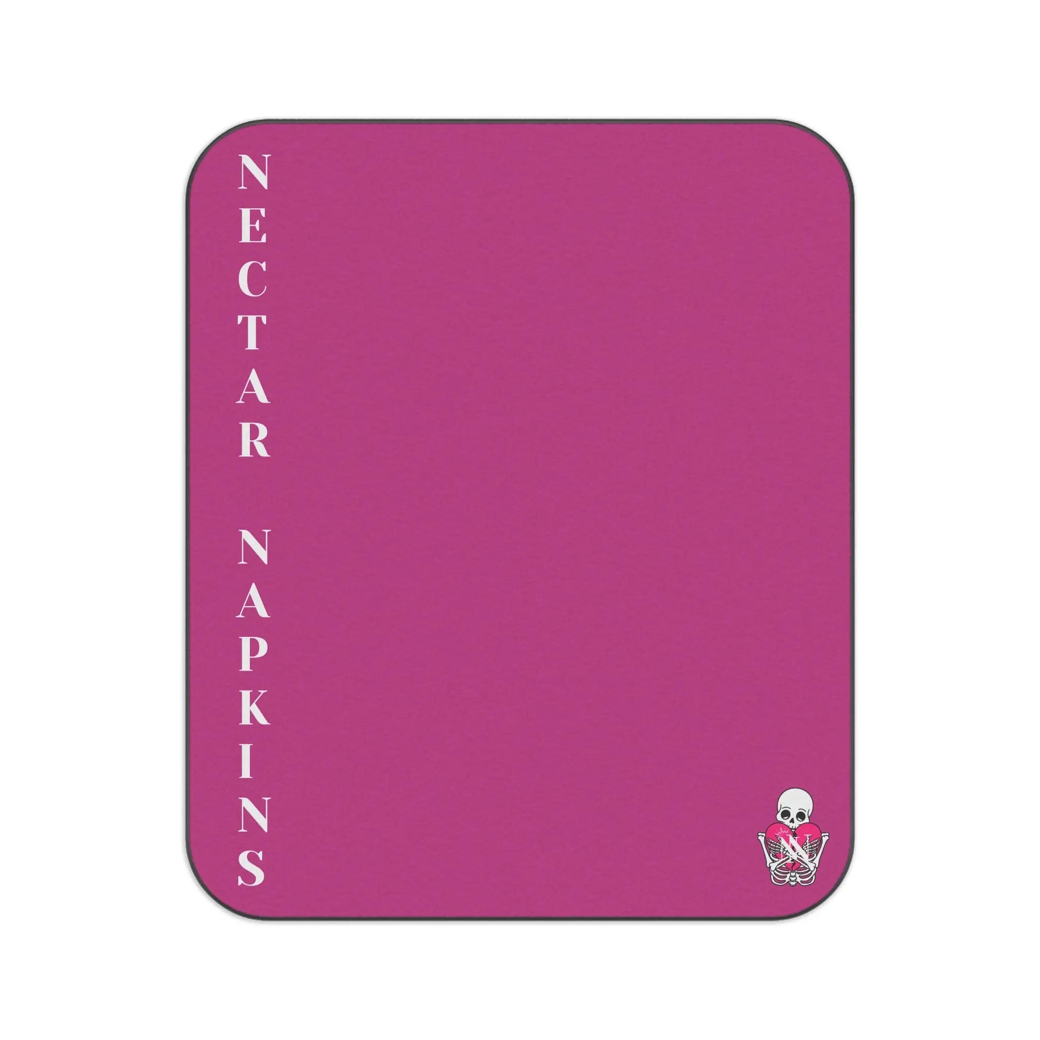 Nectar Napkins Brand Fuscia Pink Water-Resistant Sex Blanket