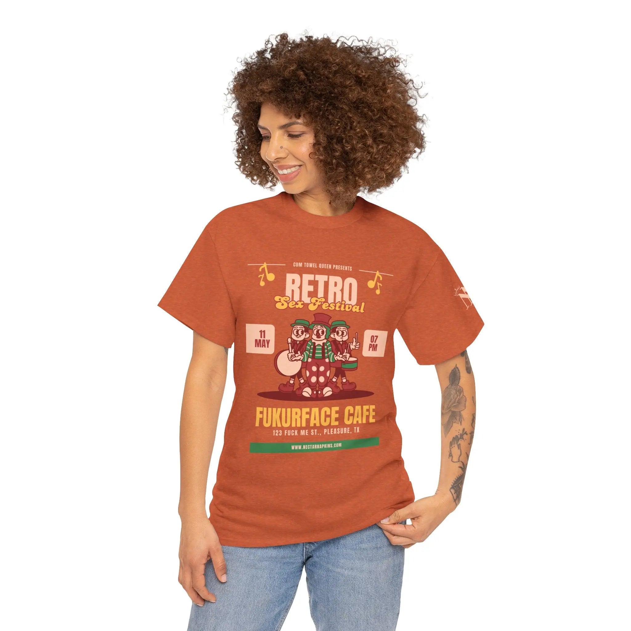 FUKURFACE Cafe | Mix & Match 100% Cotton Unisex Fun-Flirty Lovers’ Tees