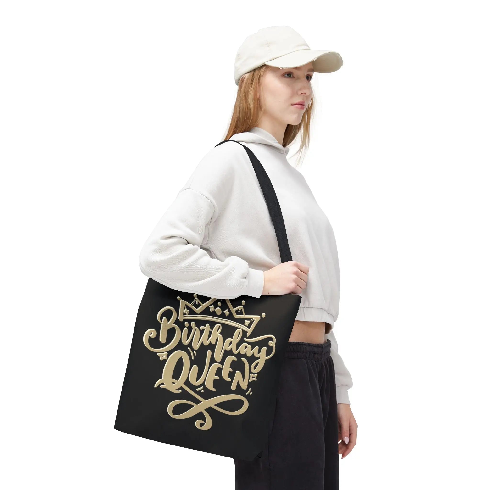 Gold Crown Birthday Queen | Mix & Match Fun-Flirty Lovers’ Totes