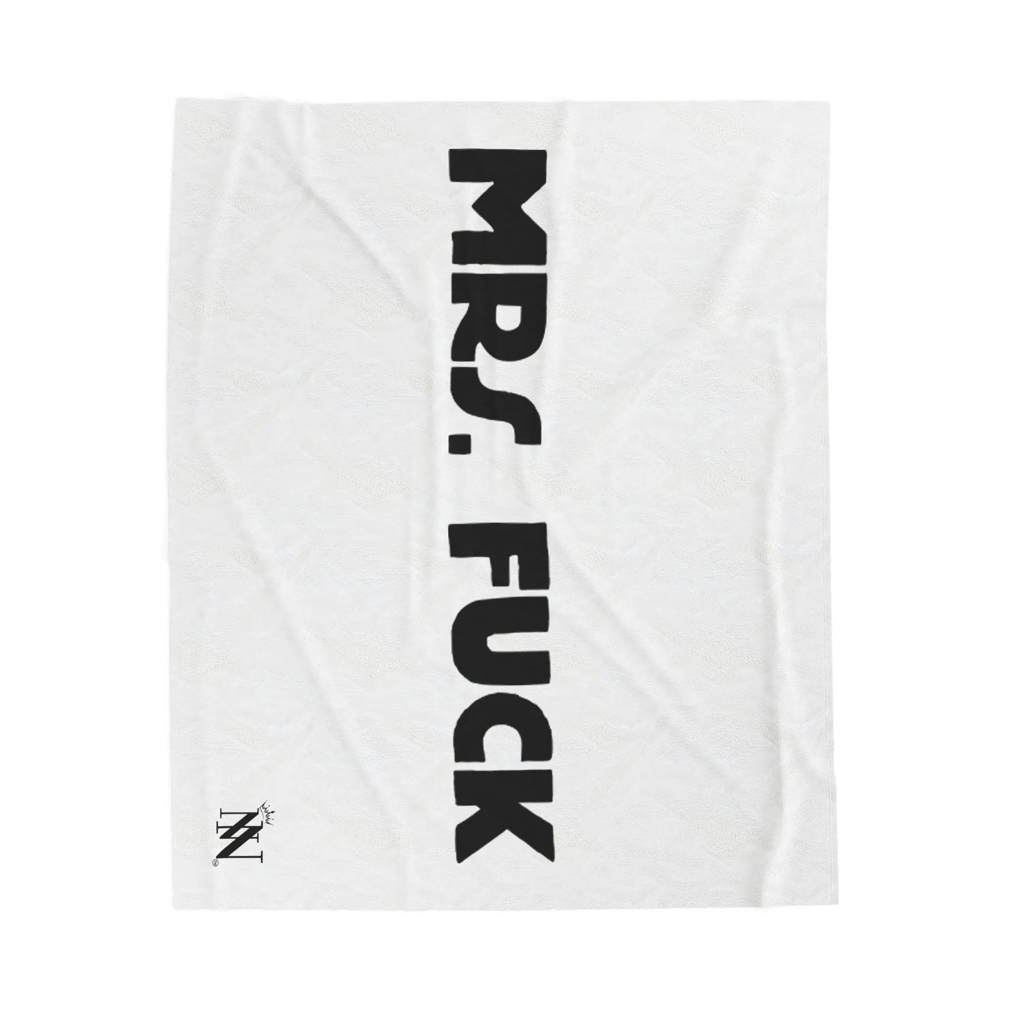 Mrs Fuck | Mix & Match Velveteen Fun-Flirty Lovers’ Blankets