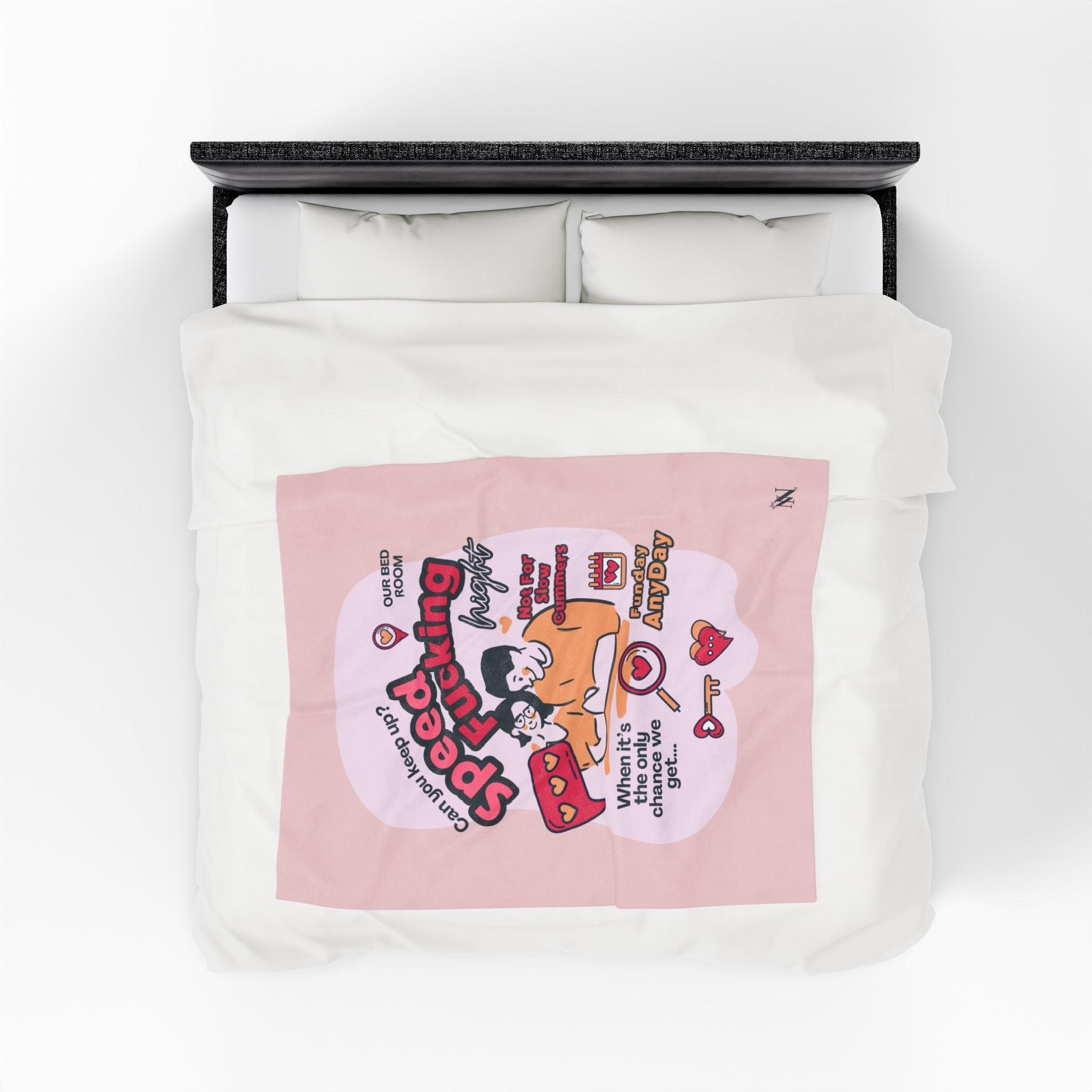 Speed Fucking Night | Mix & Match Soft Fun-Flirty Lovers’ Blankets