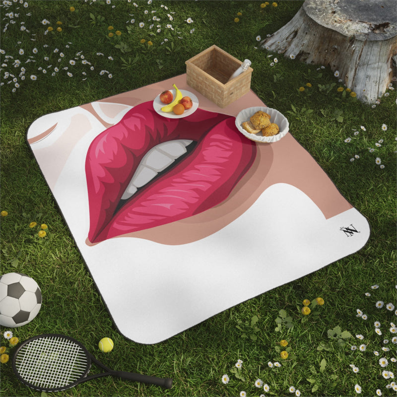 Pretty Mouth | Mix Match Fun-Flirty Lovers’ Water-Resistant Blankets