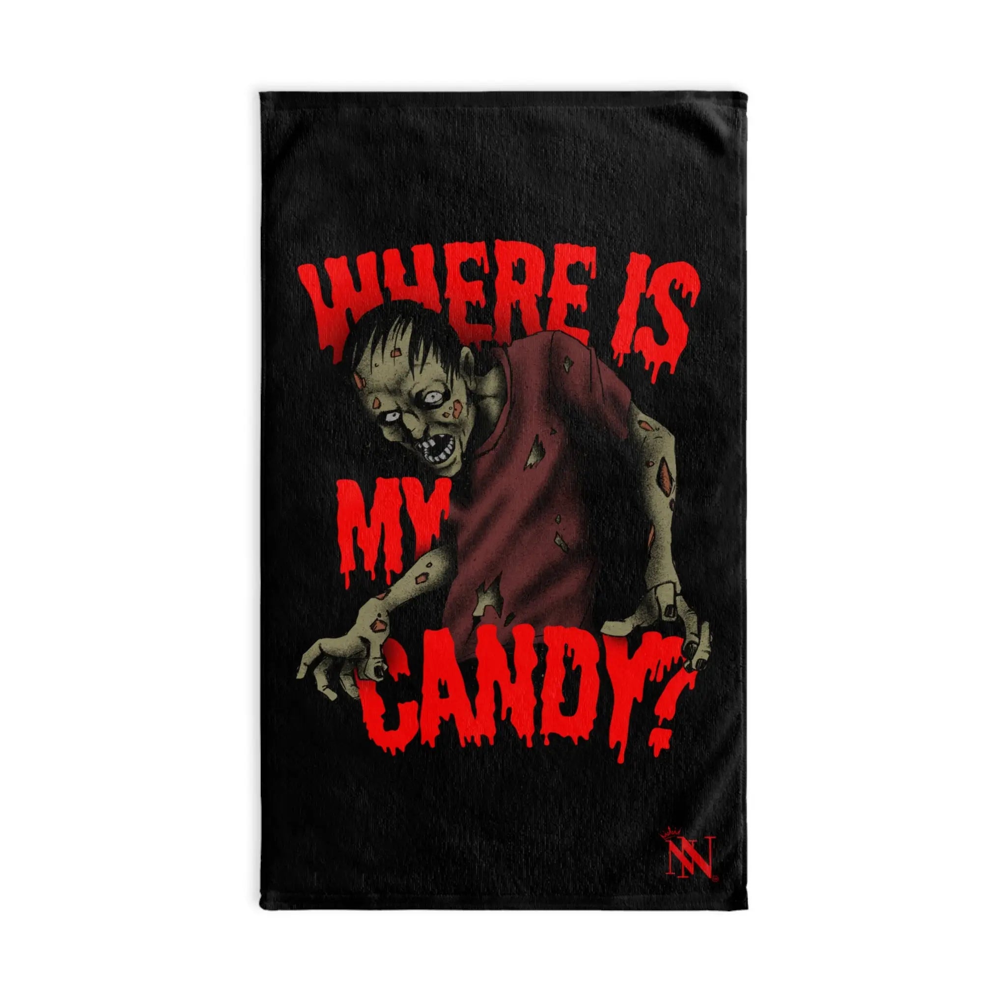 Where is My Candy? Zombie | Mix & Match Original Fun-Flirty Lovers’ Towels