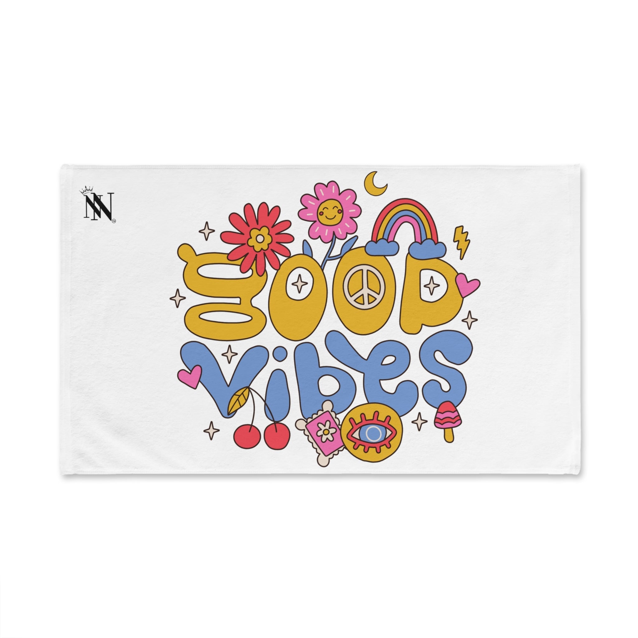 Good Vibes Hippie Flower Cum Towel