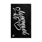 Mermaid At Heart Light Black | Mix & Match Classic Fun-Flirty Lovers’ Towels