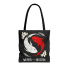 Two Paths One Destiny Koi Fish Ying Yang | Nectar Napkins Fun-Flirty Lovers’ Totes