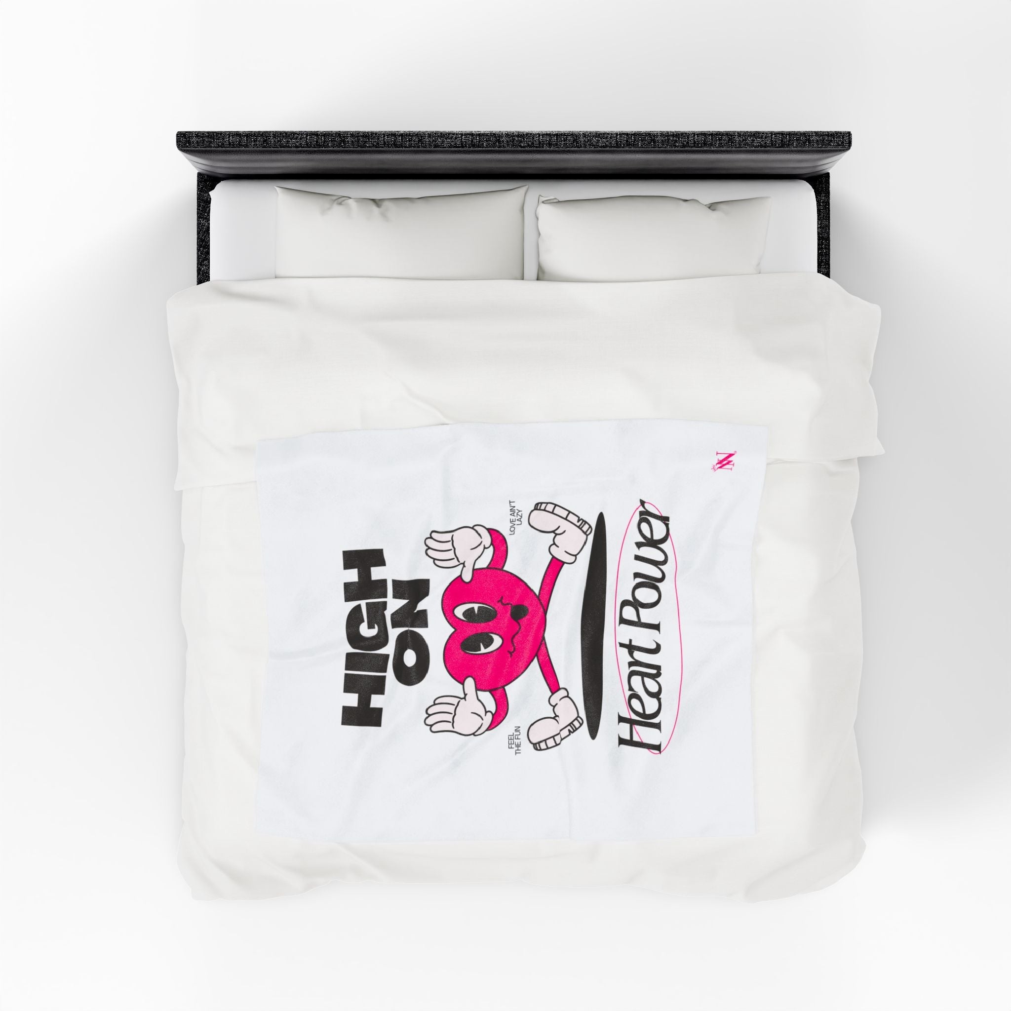 High on Heart Power | Mix & Match Velveteen Fun-Flirty Lovers’ Blankets