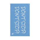 Don’t Stop! Don’t Stop Light Blue | Mix & Match Classic Fun-Flirty Lovers’ Towels