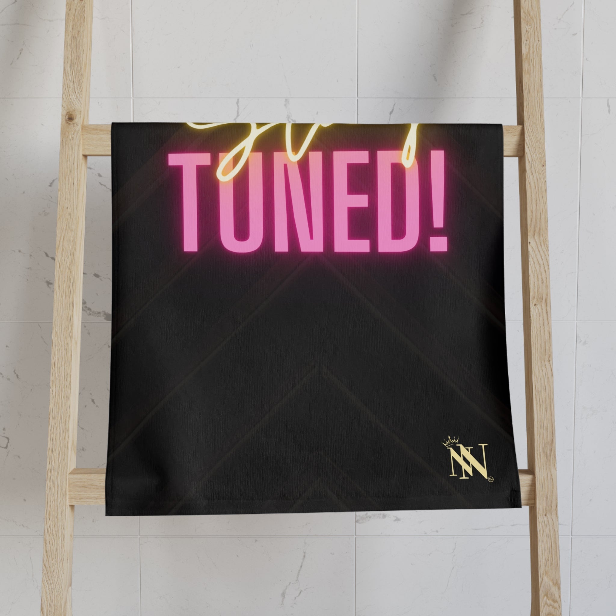 Stay Tuned! Neon Cum Towel