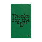 Thanks for the ’D’ Green | Mix & Match Classic Fun-Flirty Lovers’ Towels