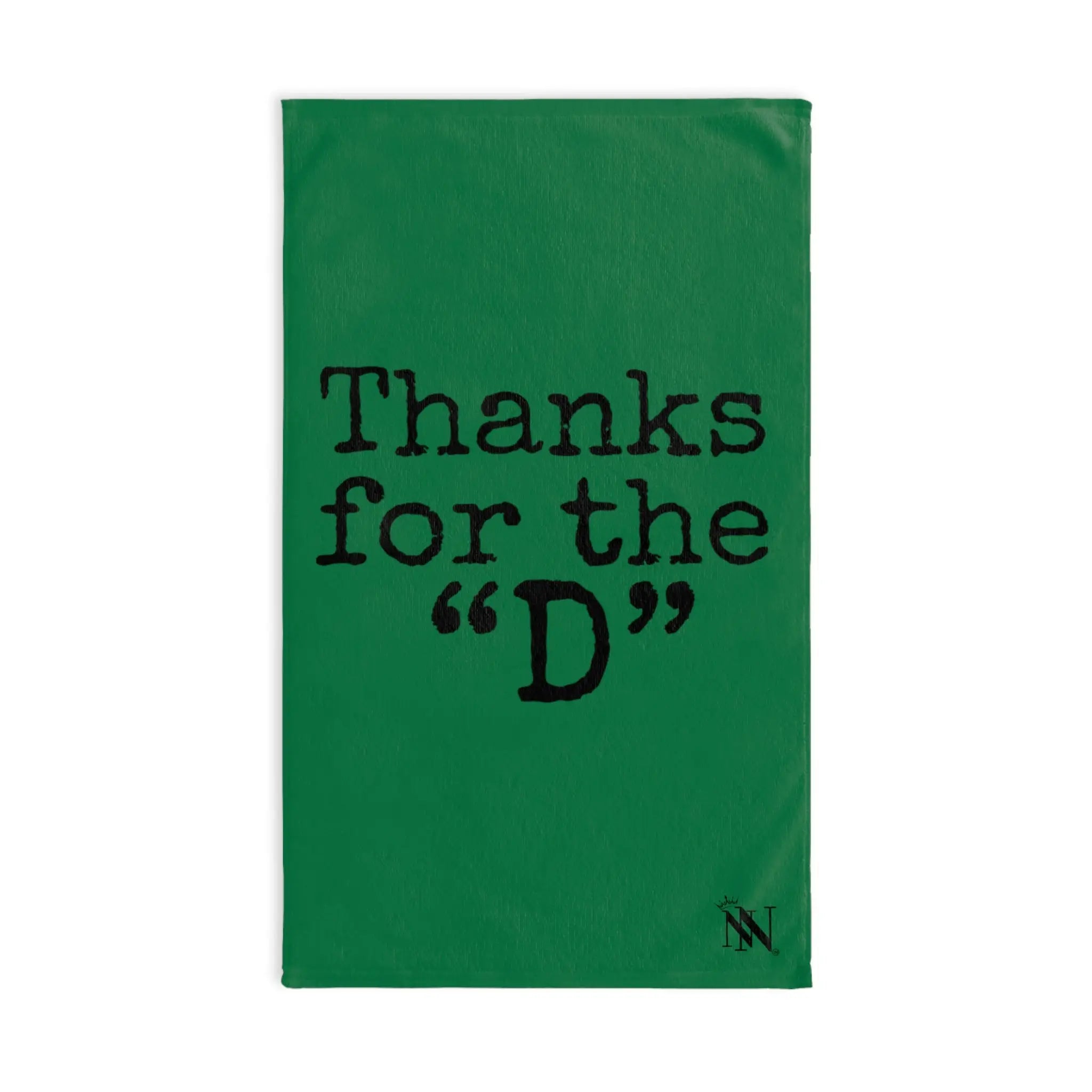Thanks for the ’D’ Green | Mix & Match Classic Fun-Flirty Lovers’ Towels