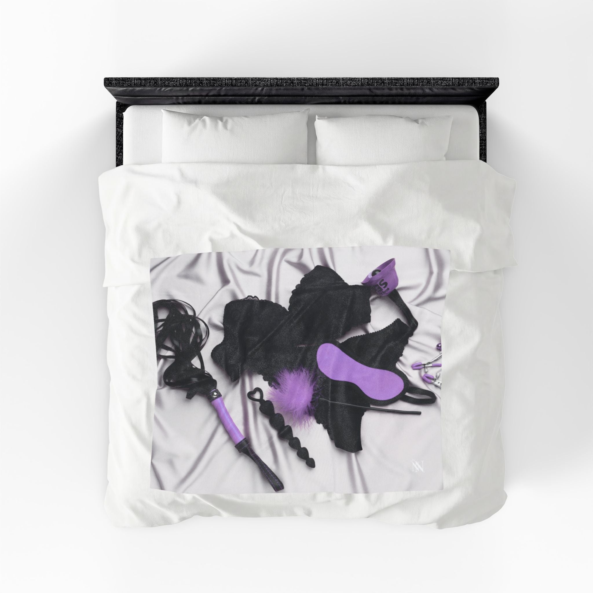 Ring Bell for Sex Playtime Photograph | Mix & Match Soft Fun-Flirty Lovers’ Blankets