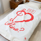 Be Mine Musical Note | Mix & Match Soft Fun-Flirty Lovers’ Blankets