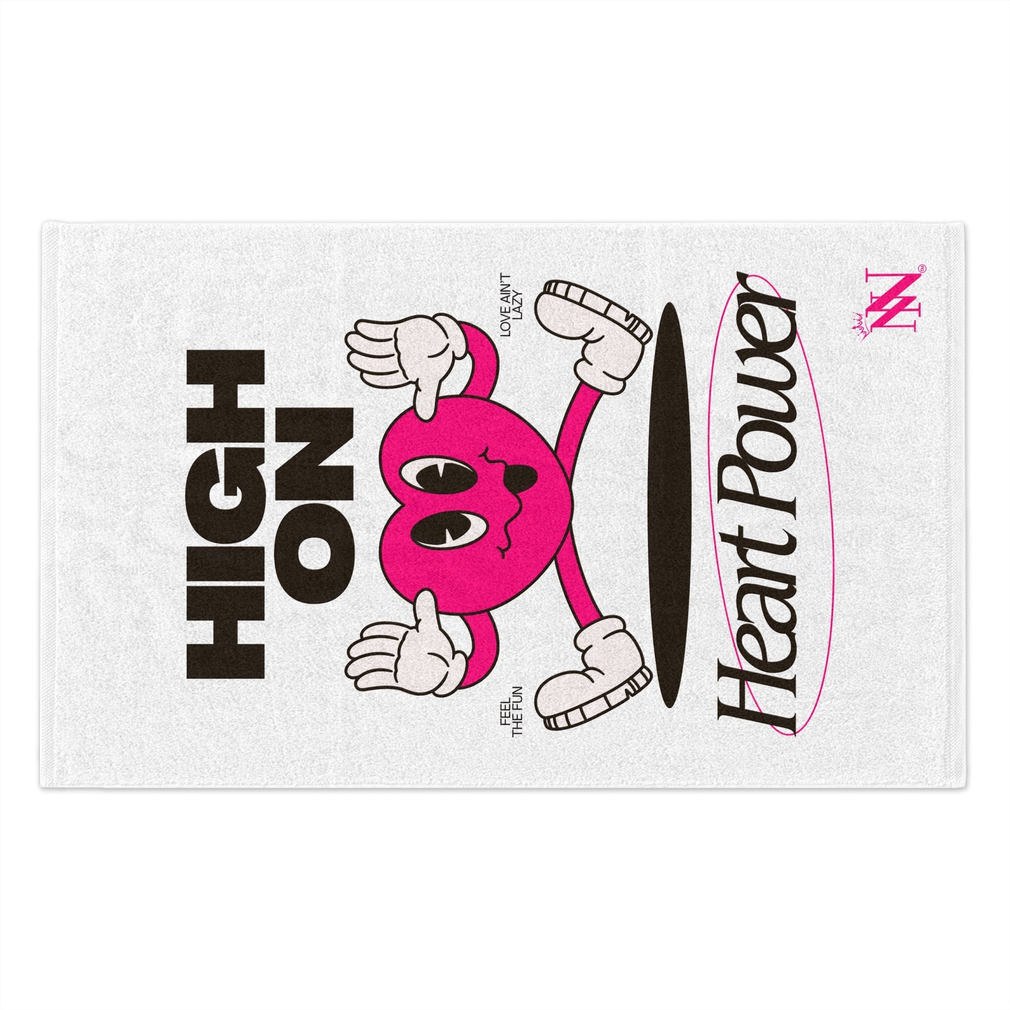 High on Heart Power | Mix & Match Soft Fun-Flirty Lovers’ Towels