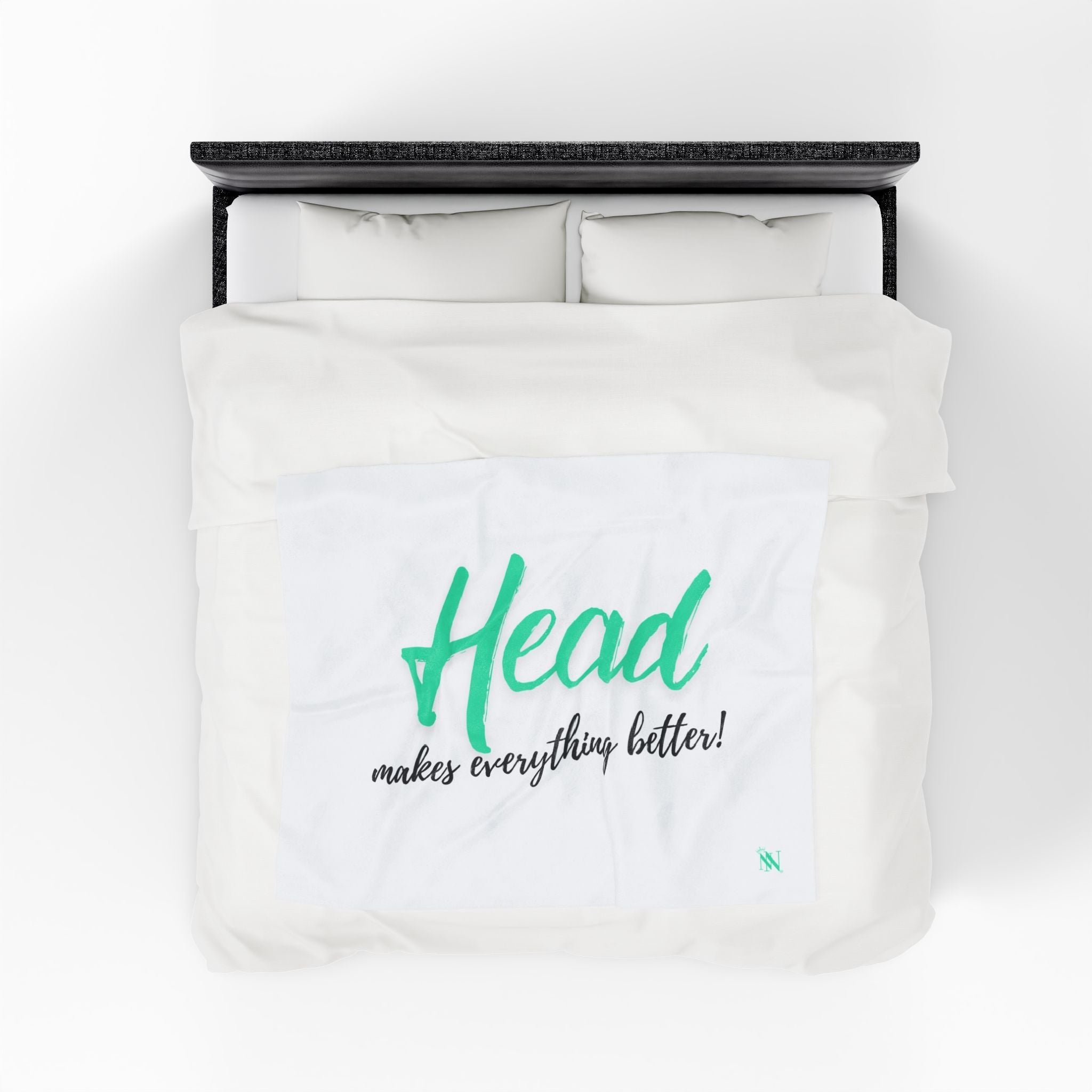 Head Makes Everything Better! | Mix & Match Fun-Flirty Lovers’ Blankets