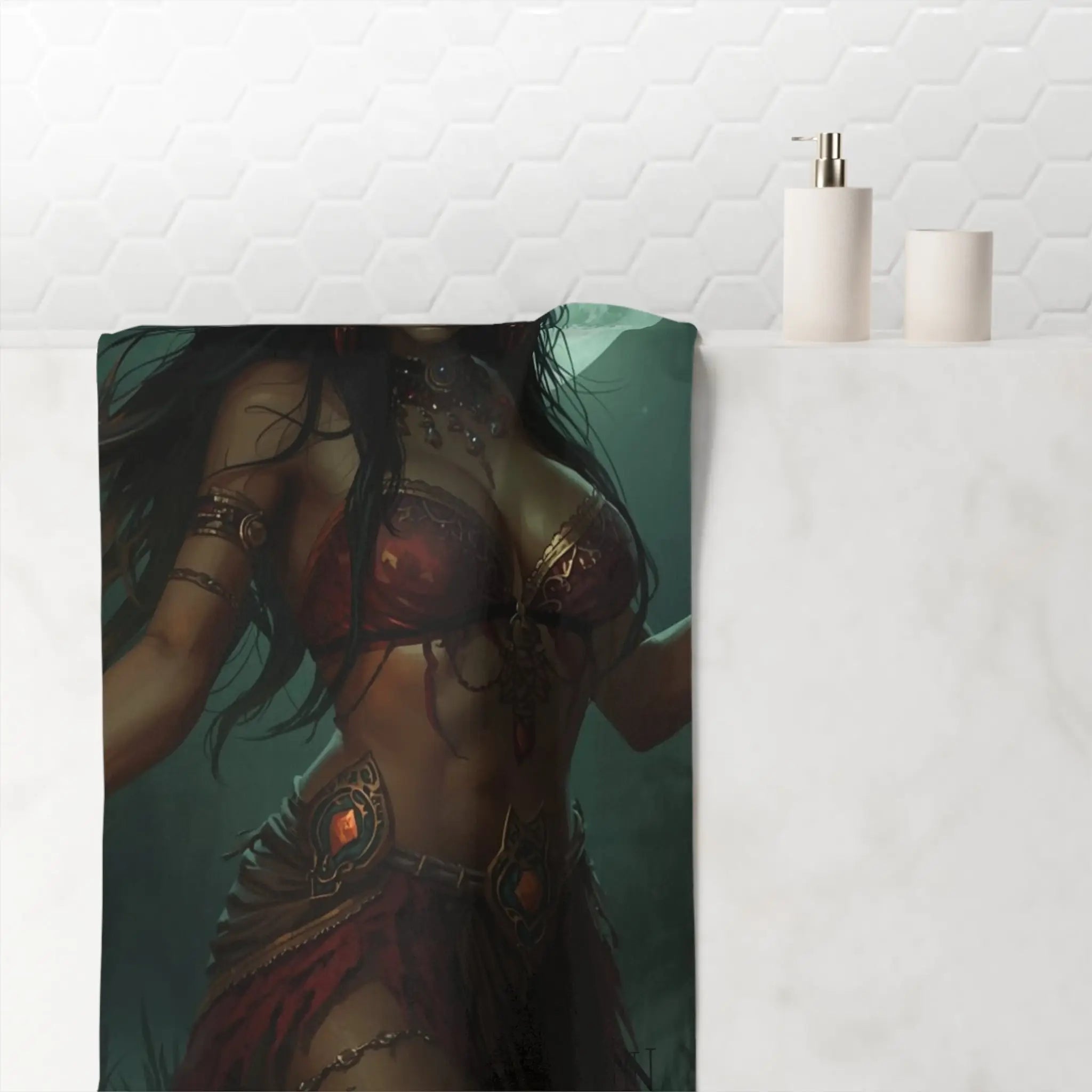 Horned Queen Fantasy Women Extra Large Sex Towel