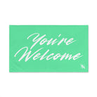 Simply You’re Welcome Mint Green | Nectar Napkins Classic Fun-Flirty Colored Towels