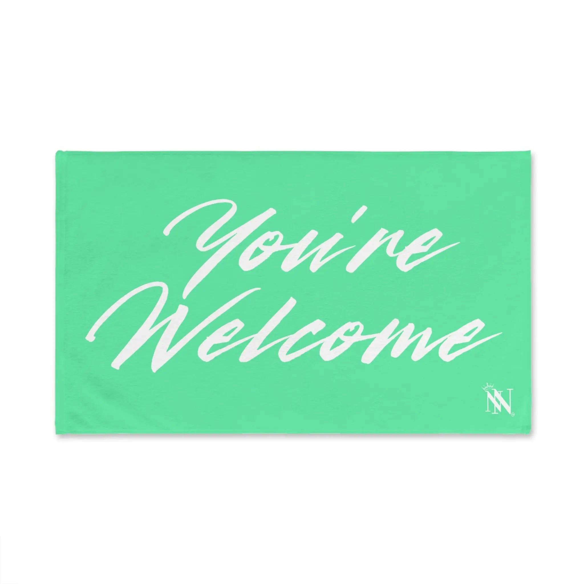 Simply You’re Welcome Mint Green | Nectar Napkins Classic Fun-Flirty Colored Towels