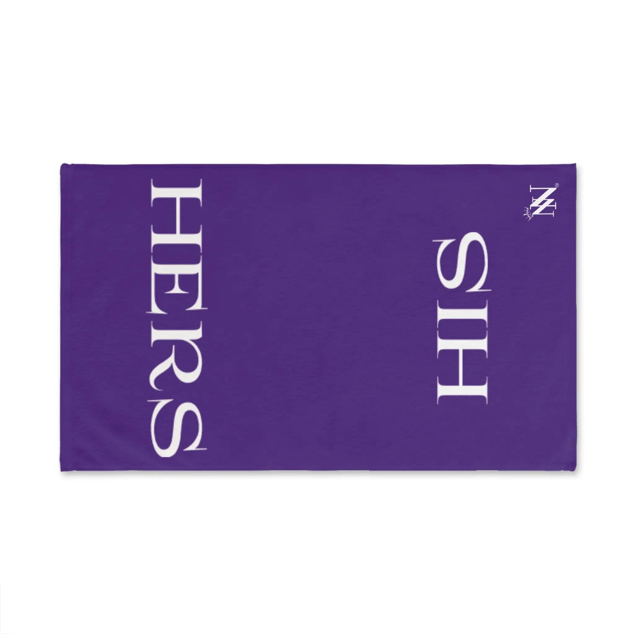 His Hers Shareable Purple | Mix & Match Classic Fun-Flirty Lovers’ Towels